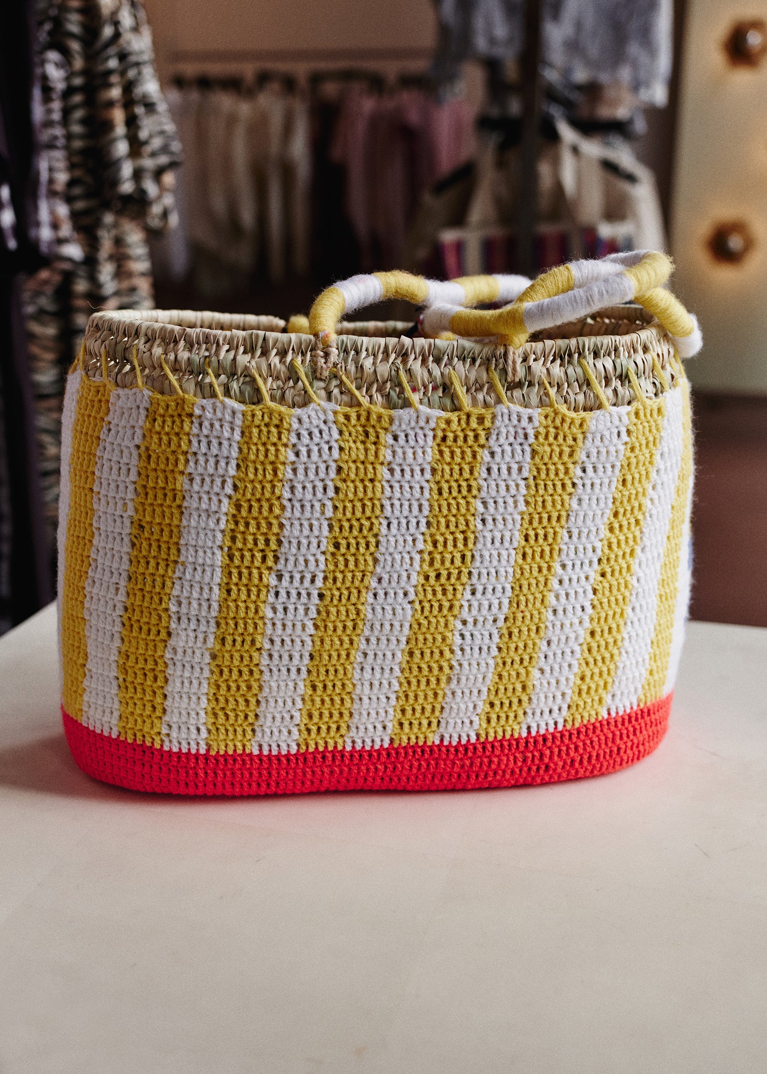 Summer Straw Tote