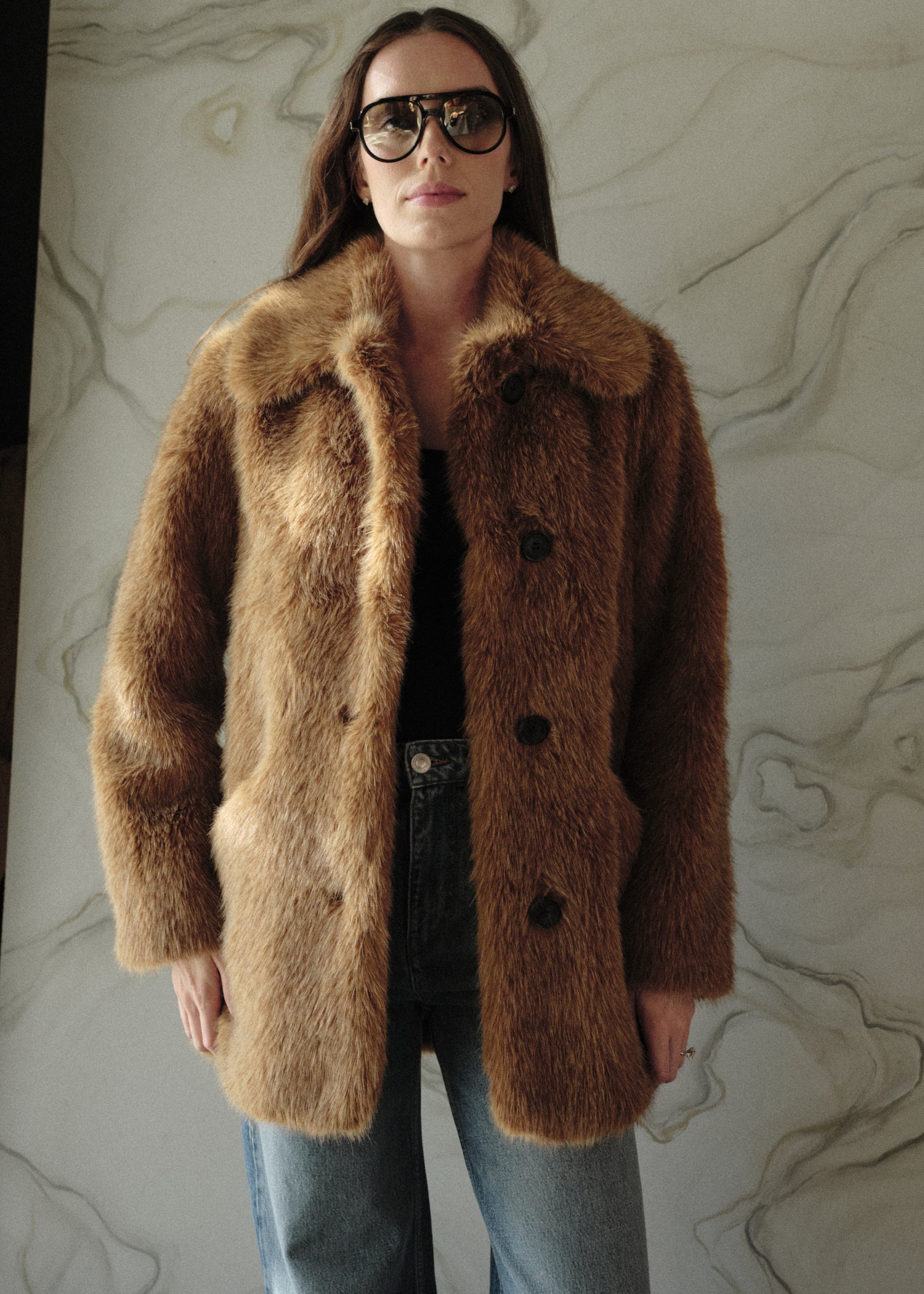Faux Fur Coat