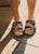Lennyo Suede Sandals Gold