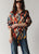 Drop Neck Ikat Shirt