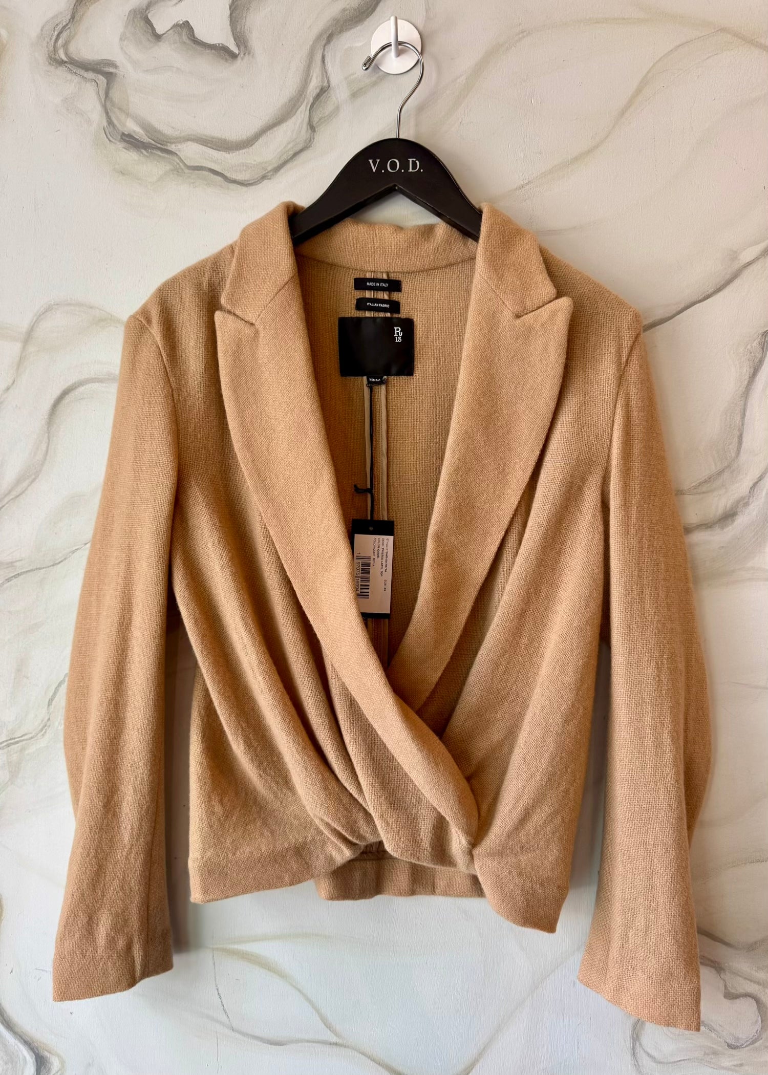 Twisted Lapel Top