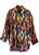 Ikat Drop Neck Shirt